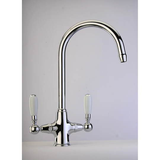 Swan Twin Lever Monobloc Tap