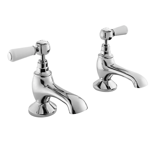 Solid Brass Deck Mounted Pillar Taps